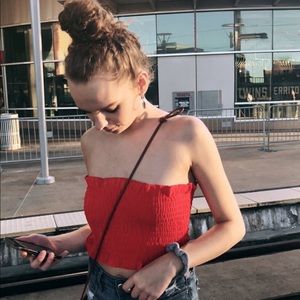 🖤stretchy tube top🖤